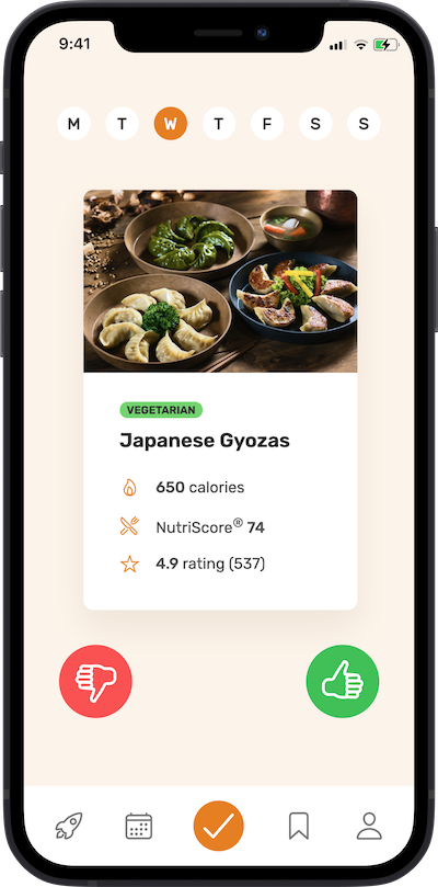 iphone app
meal approving plane screem